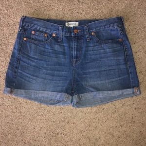 Madewell high waisted shorts